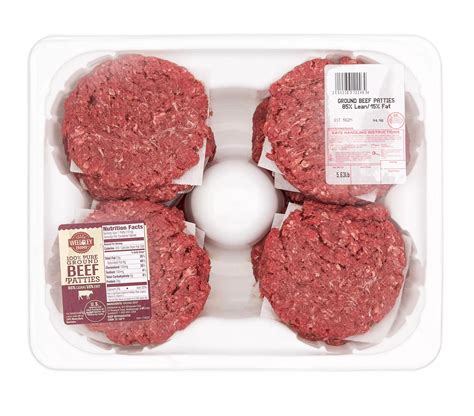 85 Ground Beef Fresh Patties 12 Ct Wellsley Farms Bjs Wholesale Club