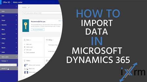 How To Import Data In Microsoft Dynamics 365 YouTube