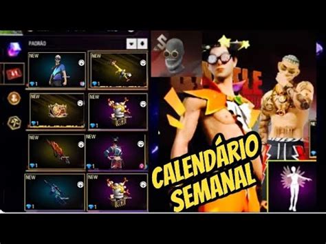 URGENTE CALENDÁRIO SEMANAL BARBINHA 3 0 VAZAMENTO NOVAS SKINS