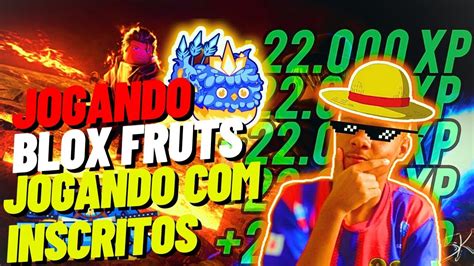 Live De Blox Fruit Jogando Inscritos BR Roblox Bloxfruit Lives