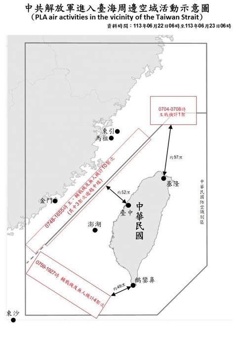 國軍偵獲中共15共機、6共艦「三面圍台」 鏡週刊 Mirror Media