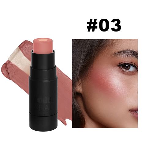 Donggwts Color Boosting Solid Stick With Highlight Core For Cheeks Long