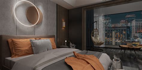 Master Bedroom At Night On Behance