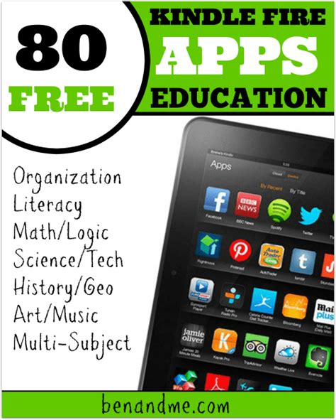 80 FREE Educational Apps for Kindle Fire - Ben and Me