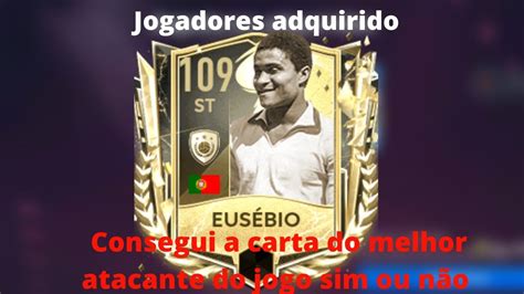 Eu vou conseguir resgatar a carta do Eusébio o melhor atacante do fifa