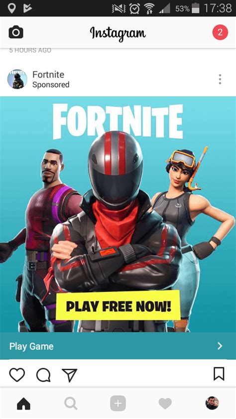 Fortnite ads on Android : assholedesign