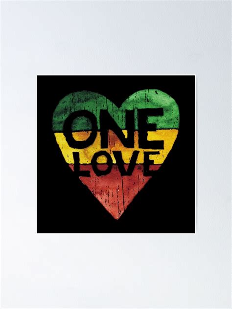 "One Love" Poster for Sale by flapjacksweet | Redbubble