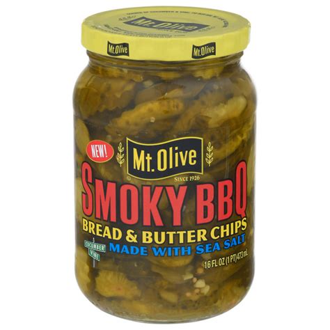 Save On Mt Olive Bread Butter Pickle Chips Smoky BBQ Order Online