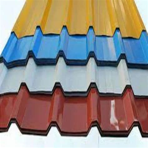 Jindal Gi Colour Coated Roofing Sheet Thickness Mm Thickness Of