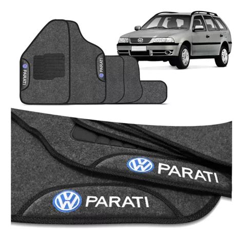 Tapete Parati G4 2006 A 2012 Carpete Grafite Logo Bordado Vw Frete grátis