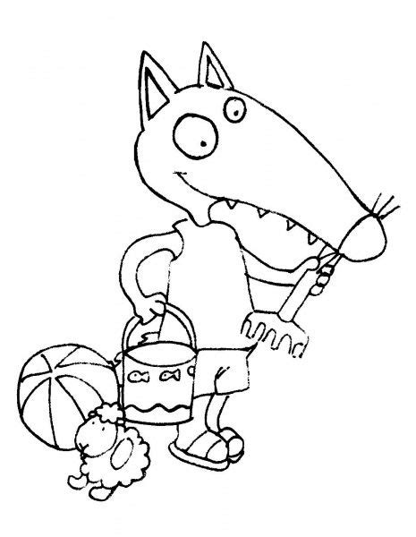 Aimable Coloriage Loup Auzou Image Coloriage Loup Coloriage Petit