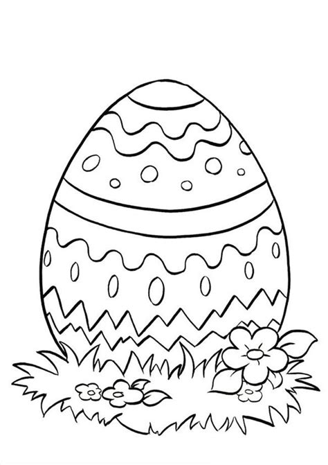 Coloring Pictures Of Easter Eggs