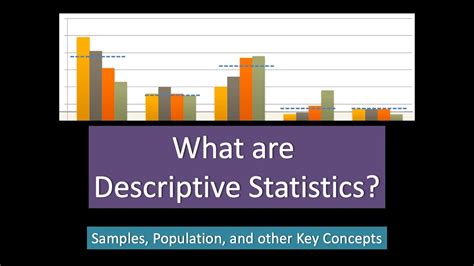 18a Intro To Descriptive Statistics Sample And Population Youtube