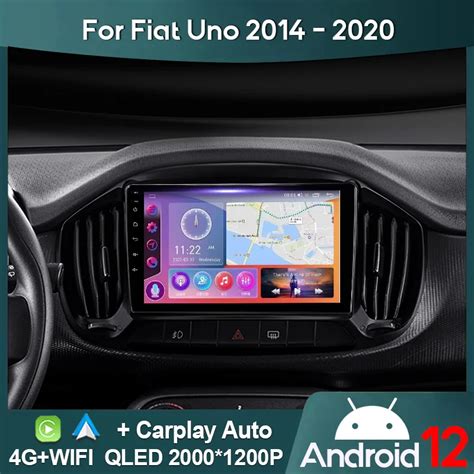 MAMSM Car Radio For Fiat Uno 2014 2020 Android 12 Multimedia Video