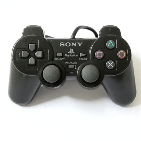 MANETTE SONY PLAYSTATION 2 Noir Officielle Dualshock 2 Pour Console Ps2