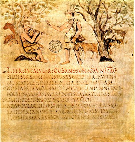 An Old Manuscript With Writing On It And Two Men Sitting In The Woods