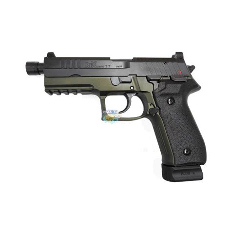 Pistola Arex Zero 1 Tactical Cal 9mm Verde18 Tiros Cano 126mm Na