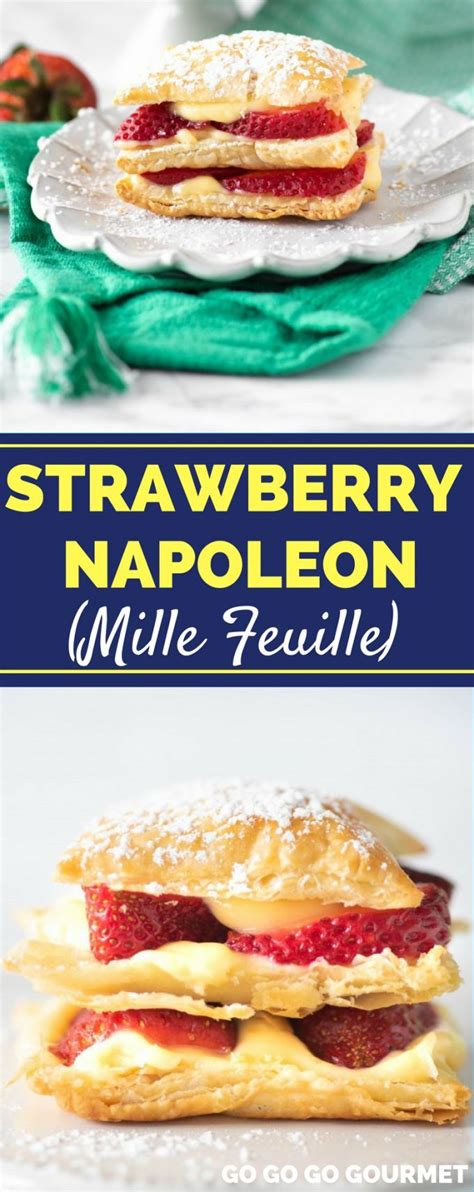 This Easy Strawberry Napoleon Dessert Recipe Also Known As Mille