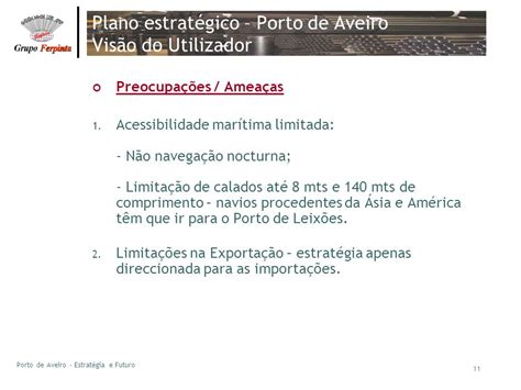 Porto de Aveiro Estratégia e Futuro ppt carregar