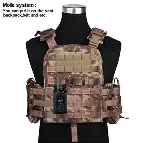 Ydmpro Radio Pouch D Tactical Molle Adjustable Two Way Radios