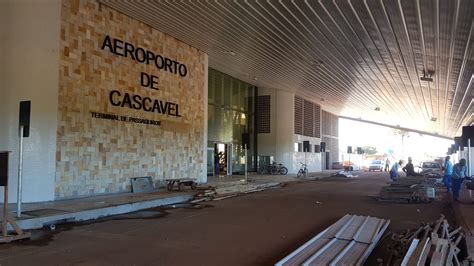 Aeroporto De Cascavel Obras Do Novo Terminal Devem Ser Entregues No