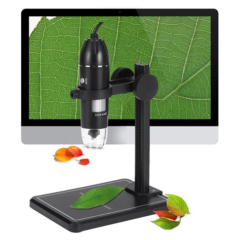 1600x 8led 2mp Usb Digital Microscope Borescope Magnifier Camera Stand Holder