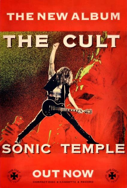 The Cult Sonic Temple Album Promo | Music Posters | Limited Runs