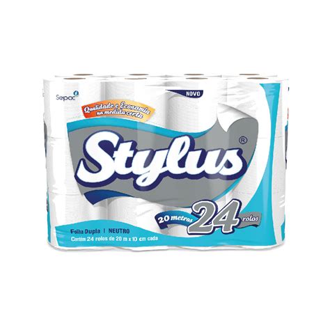 Papel Hig Stylus Doble Hoja 20 M Neut X 24 Oa Import S A