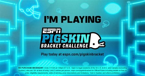 Espn Pigskin Bracket Challenge Make Picks