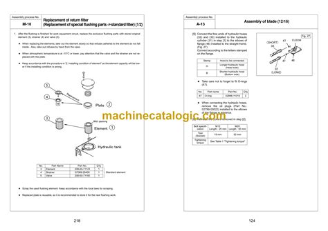 Komatsu D375a 6r Bulldozer Field Assembly Instruction Gen00164 02