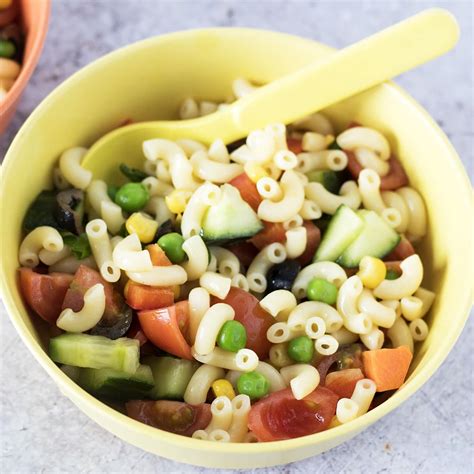 Colourful Pasta Salad For Kids Sneaky Veg