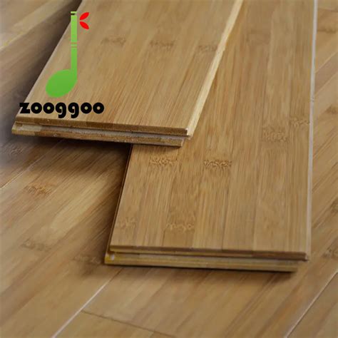 Eco Friendly Bamboo Wood Flooring High Gloss Carbonized Strand Woven