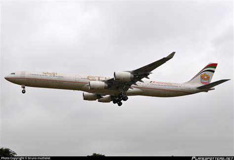 A6 EHE Etihad Airways Airbus A340 642 Photo By Bruno Muthelet ID