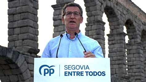 Feijóo acusa a Sánchez de soberbia por ausentarse de la votación del