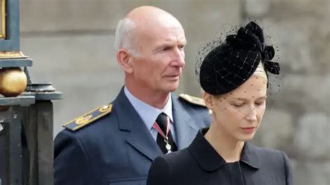 Lady Gabriella Mourns At Thomas Kingstons Solemn Farewell