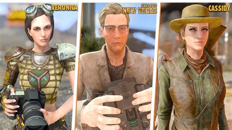 Fallout 4 Fallout New Vegas Companion Mod Pack The 4 New Voiced