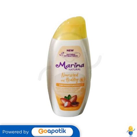 Marina Natural Hand And Body Lotion Nourished And Healthy 95 Ml Botol