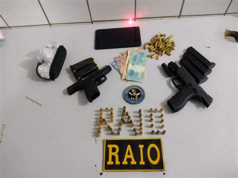 Trio Capturado Pela Pmce Armas De Fogo E Droga Ap S A O Do