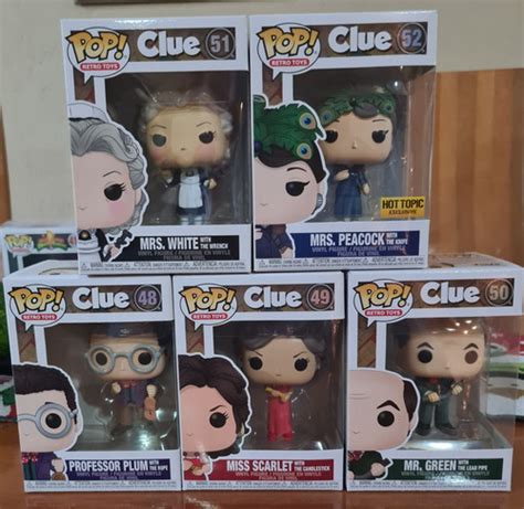 Funko Pop Clue Lote 5 Piezas Mercadolibre