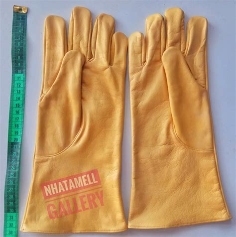 Jual Sarung Tangan Las Welding Argon Safety Kuning 13inch Grade Leather