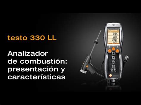 testo 330 2 LL Analizador de combustión profesional