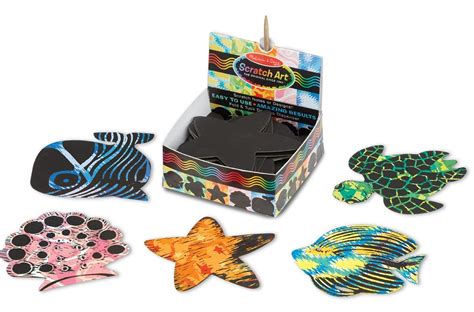 Scratch Art Ocean Mini Notes 125 Sheets Play2learn