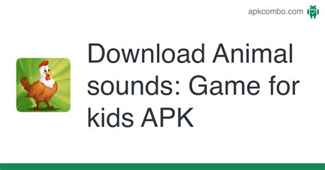 Animal sounds: Game for kids APK (Android Game) - Free Download