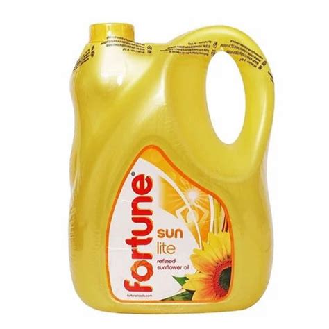 Fortune Sunlite Refined Sunflower Oil 5Ltr Packaging Size 5 Litre At