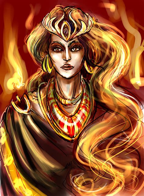 Fire Goddess By Chriswormwood On Deviantart