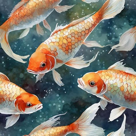 Seamless Koi Fish Pond Free Stock Photo Public Domain Pictures