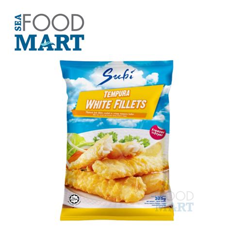 Subi Tempura White Fillets 天妇罗炸白鱼 325gm Sea Food Mart