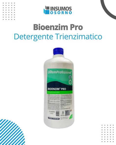 Detergente Trienzimatico Bioenzi Pro Lt Insumos Osorno