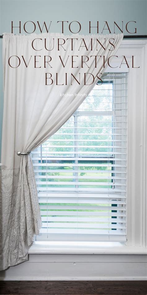 How To Hang Curtains Over Blinds CORRECTLY Kitchen Infinity In 2023