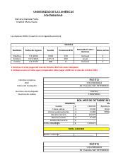 Rol de pagos ej clase xlsx UNIVERSIDAD DE LAS AMÉRICAS CONTABILIDAD